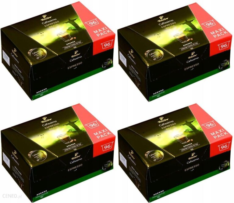 4x Tchibo Cafissimo Espresso Brasil 96 Kapsułek