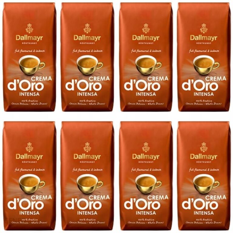 8 x Dallmayr Intensa DOro 1kg Kawa Ziarnista