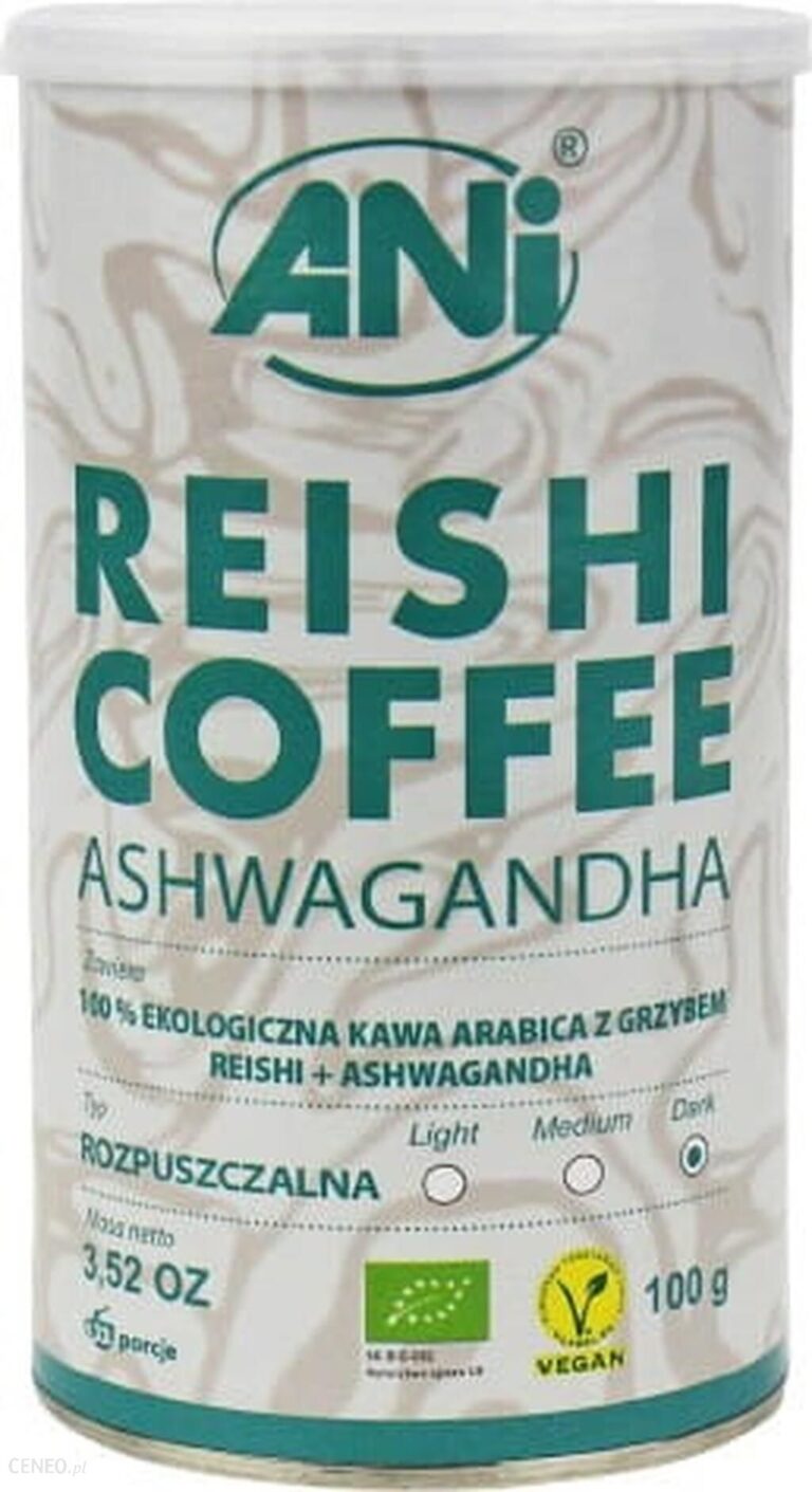 Ani Kawa Rozpuszczalna Arabica Z Grzybem Reishi I Ashwagandhą Bio 100g
