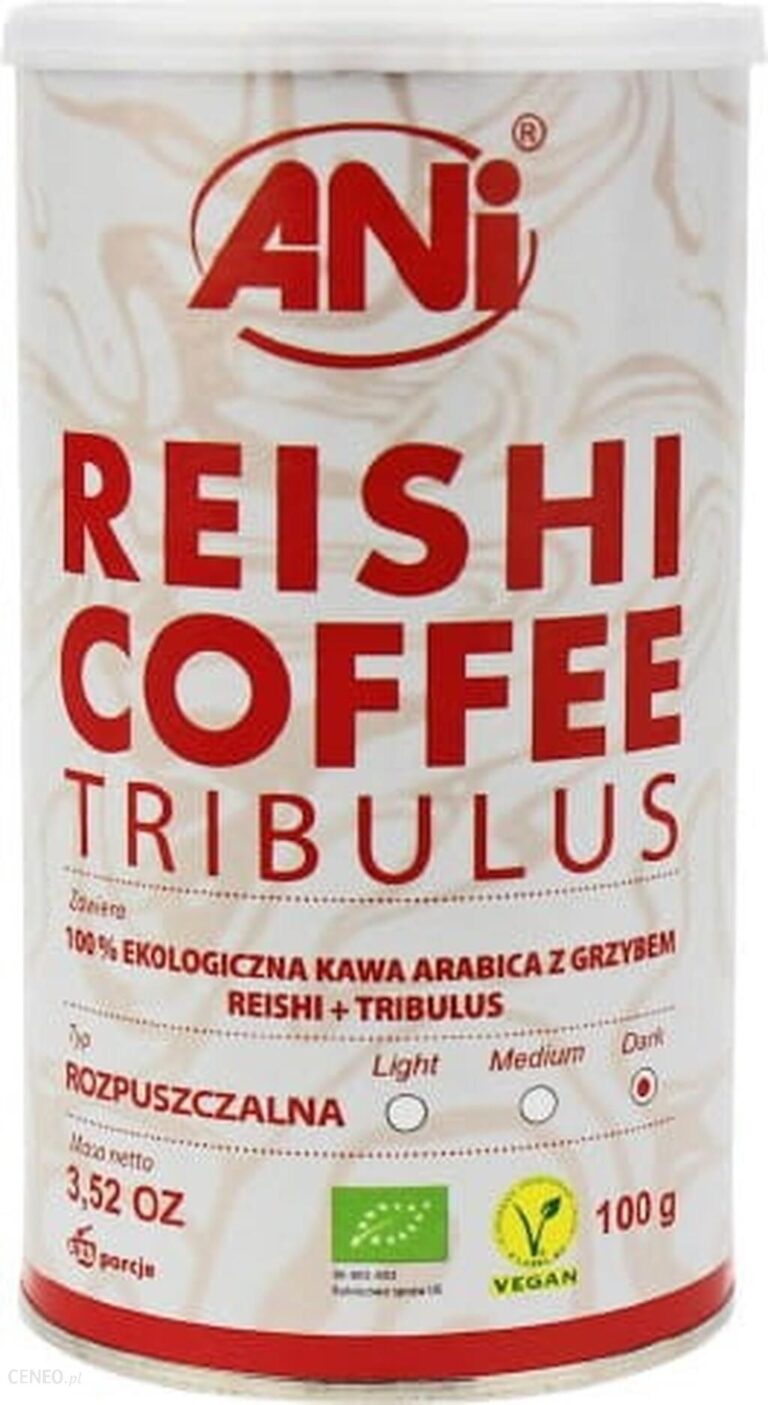 Ani Kawa Rozpuszczalna Arabica Z Grzybem Reishi I Tribulus Bio 100g