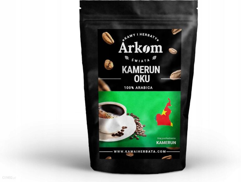 Arkom Kawa Naturalna Ziarnista Arabica Kamerun Oku 1kg