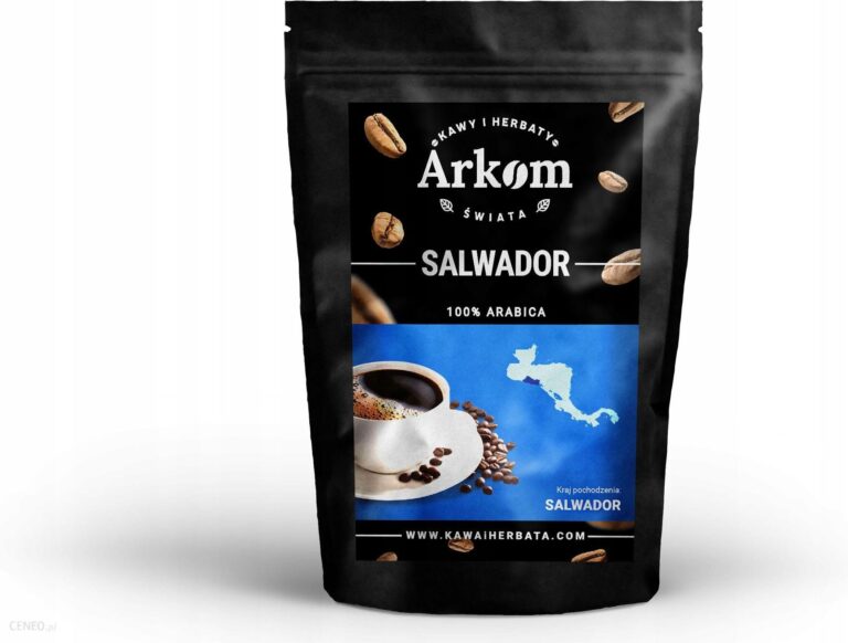 Arkom Kawa Naturalna Ziarnista Arabica Salwador Shb 1kg