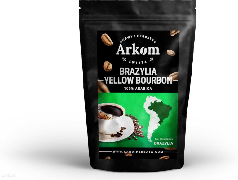 Arkom Kawa Ziarnista Arabica Brazylia Bourbon 200g