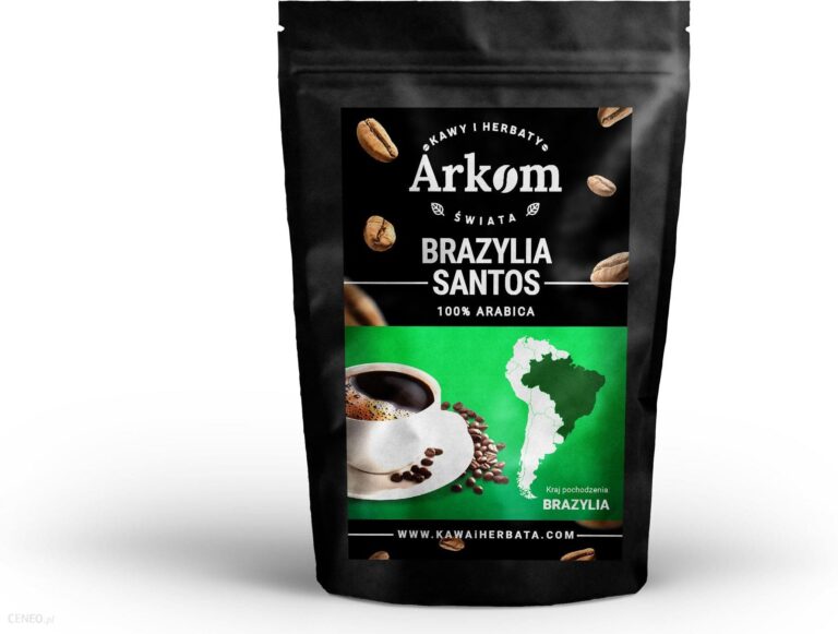 Arkom Kawa Ziarnista Arabica Brazylia Santos 100g