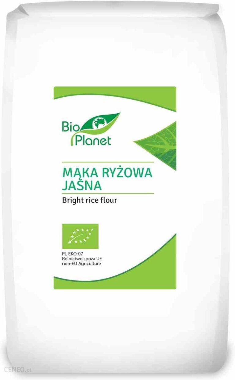 Bioplanet Mąka Ryżowa Jasna Bio 1kg Planet