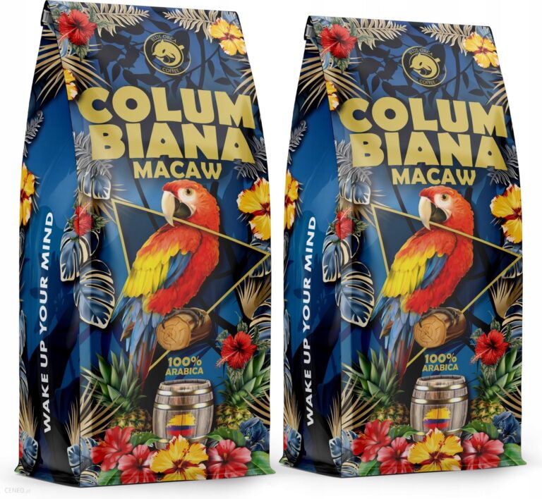 Blue Orca Coffee Kawa Columbiana Macaw Świeżo Palona Z Palarni 2kg