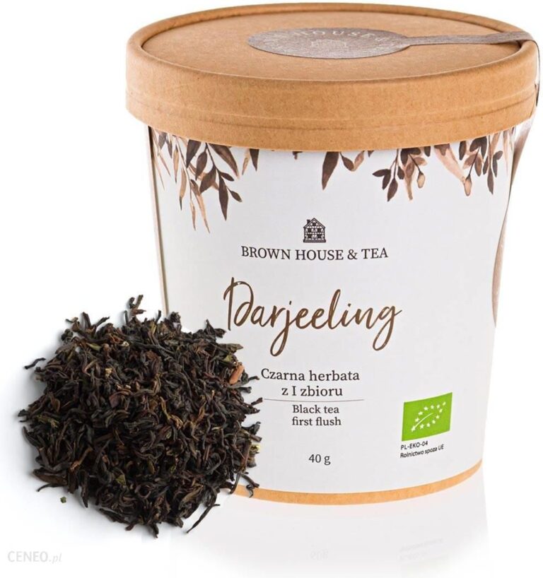 Brown House Tea Darjeeling Bio Czarna Liściasta Herbata Z Pierwszego Wiosennego Zbioru 40g