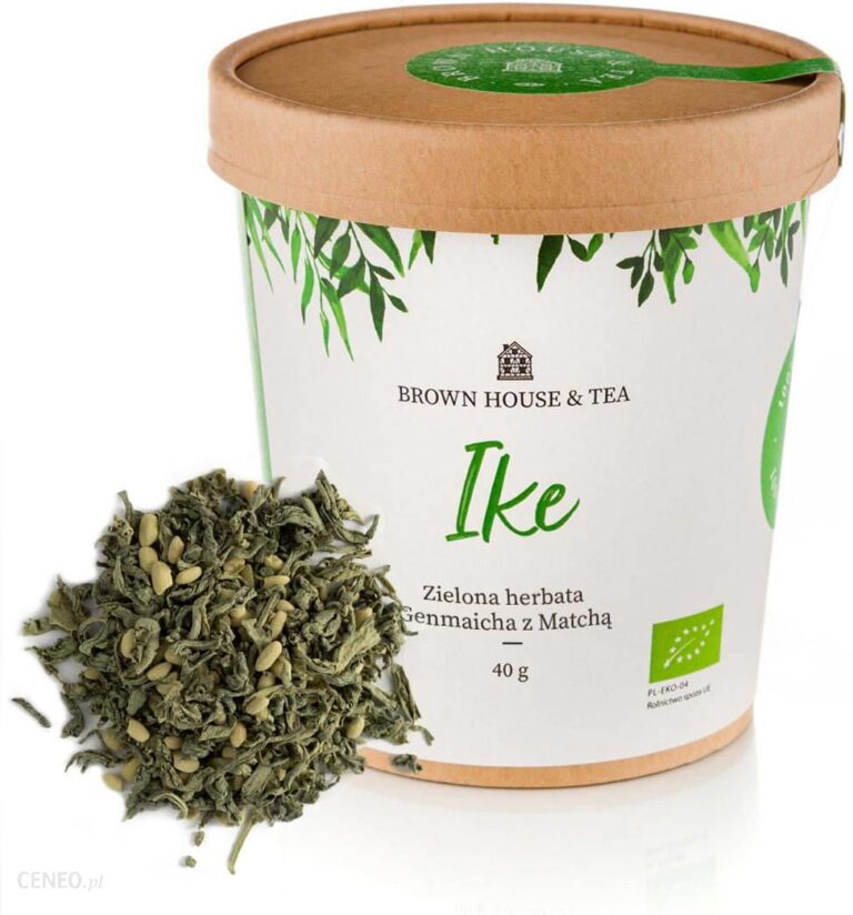 Brown House Tea Ike Zielona Herbata Z Prażonym Ryżem I Matchą Nowa Receptura 40g
