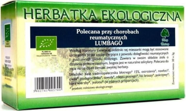 Dary Natury Herbatka Lumbago Eko25x2g Na Reumatyzm Top
