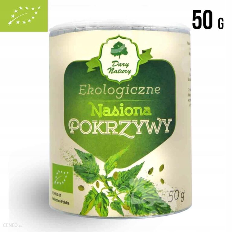 Ekologiczne Nasiona Pokrzywy Pokrzywa Koktajle 50g