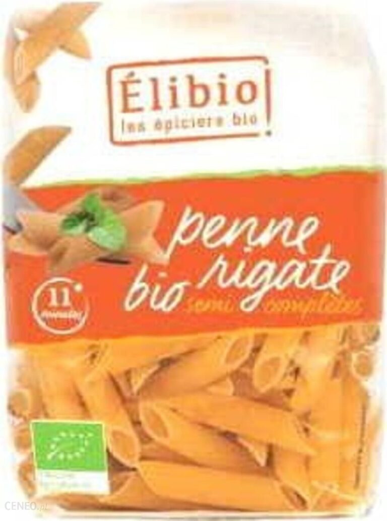 Elibio Makaron Penne Z Semoliny 500g Eko