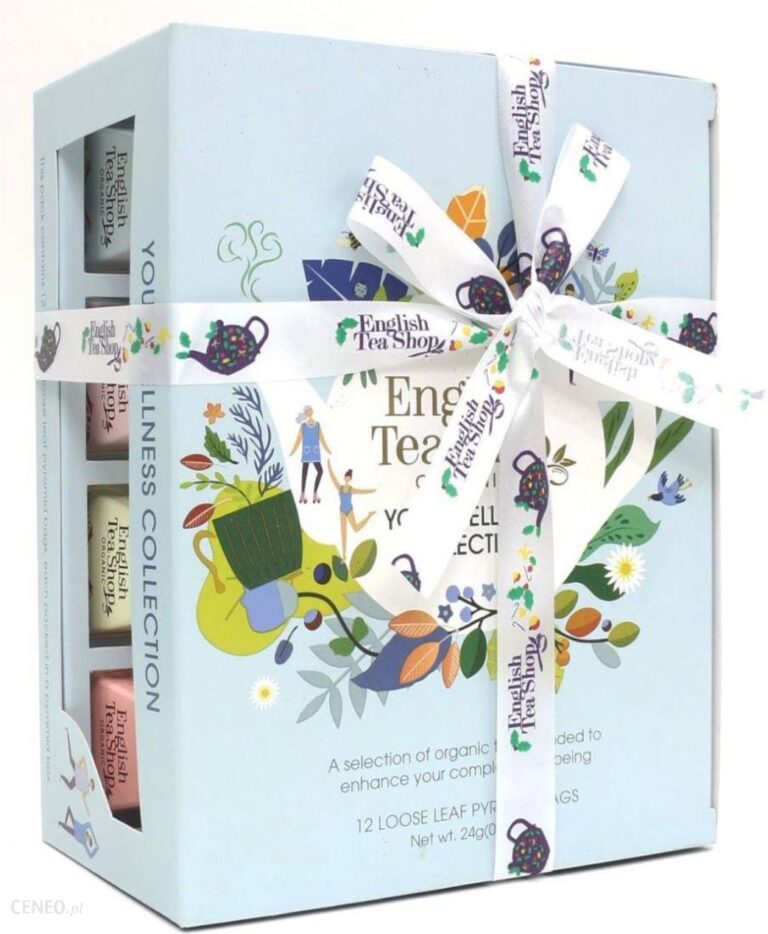 English Tea Shop Wellness Collection Elegancki Zestaw Herbat 12 Piramidek