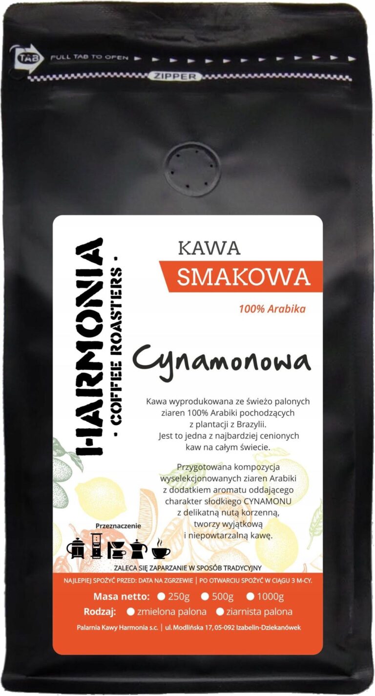 Harmonia Coffee Roasters Kawa Harmonia smakowa mielona Cynamonowa 250g