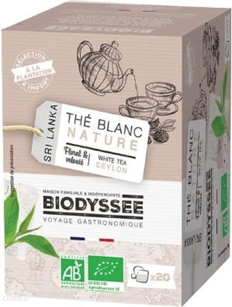 Herbata Biała Ceylon 20x15g Biodyssee