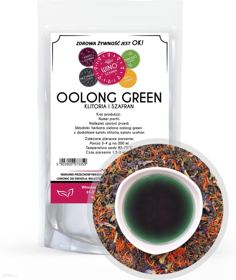 Herbata Oolong Green Kwiat Klitoria I Szafran 50g