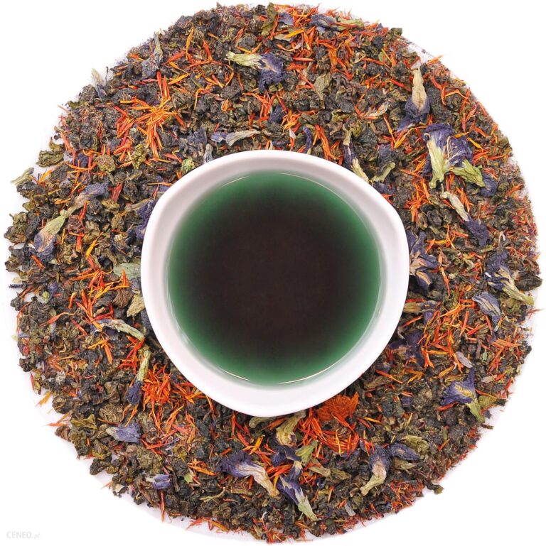 Herbata Oolong Green kwiat Klitoria i Szafran 50g