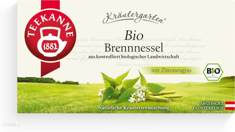Herbata Organiczna Ziołowy Ogród Pokrzywa I Trawa Cytrynowa