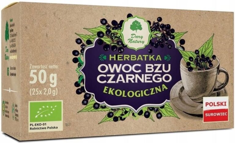 Herbata Owoc Bzu Czarnego Eko Bio 50g Bez Czarny