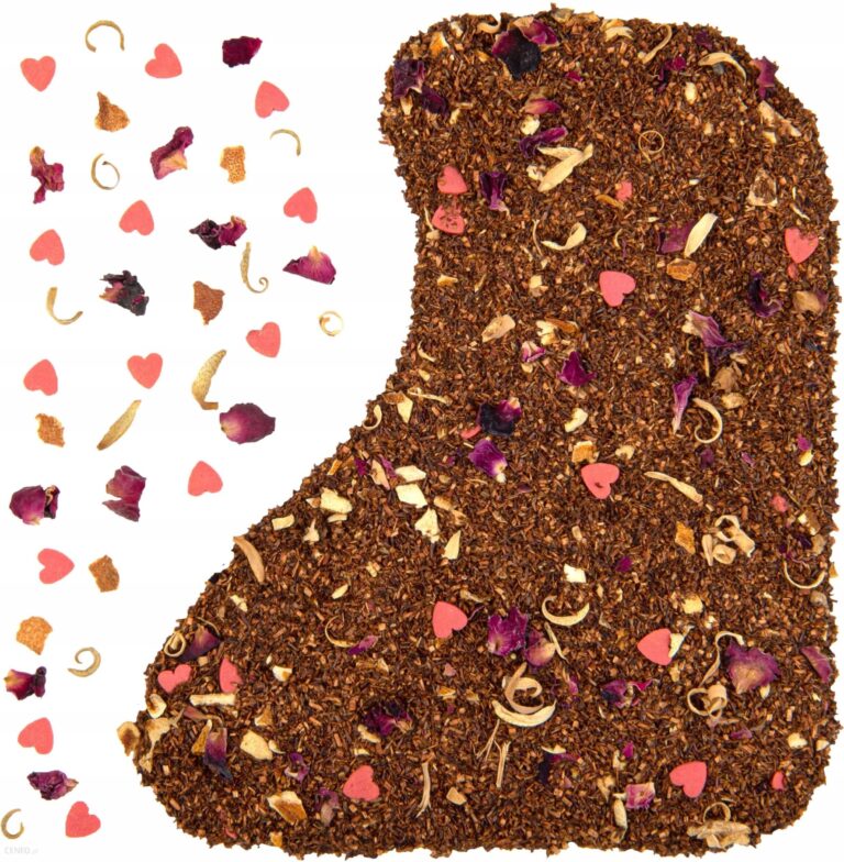 Herbata Rooibos Pomarańczowe Love Serca Kwiaty 50g