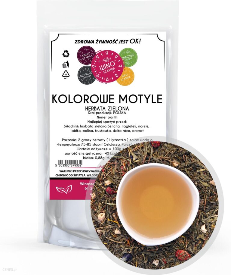 Herbata Zielona Kolorowe Motyle 100g
