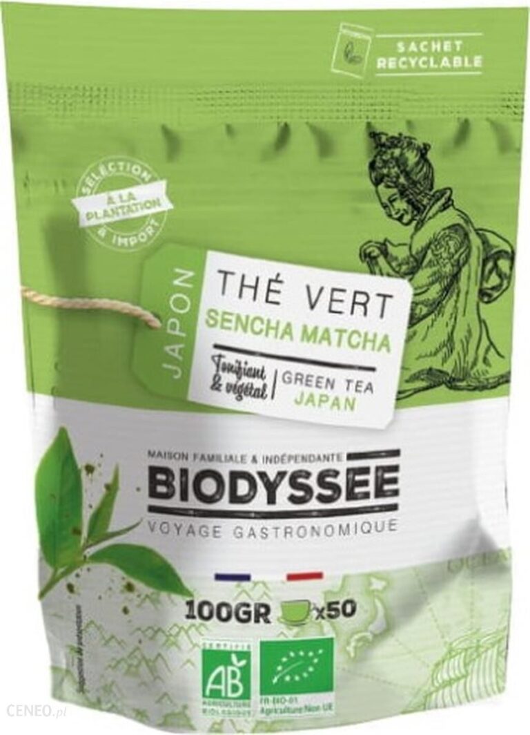 Herbata Zielona Sencha Z Matcha 100g Biodyssee