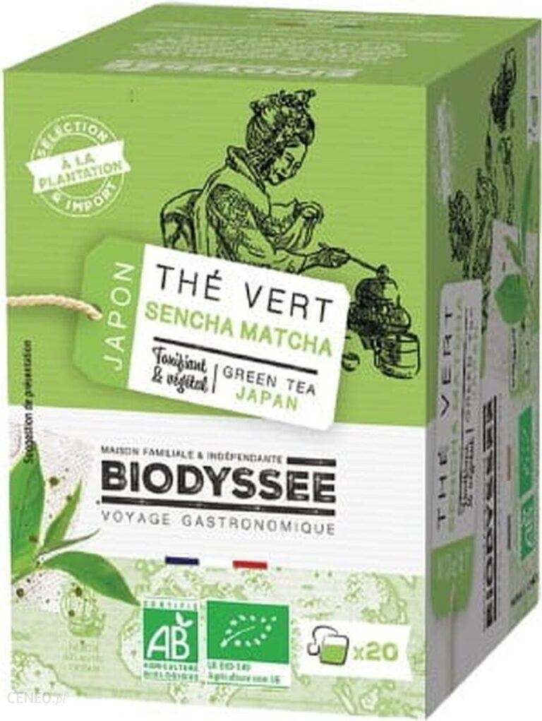 Herbata Zielona Sencha Z Matcha 20x18g Biodyssee