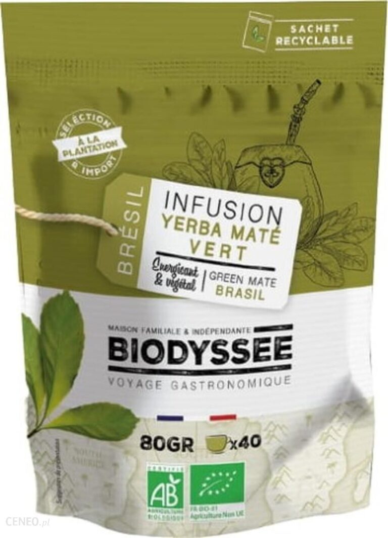 Herbata Zielona Yerba Mate 80g Biodyssee