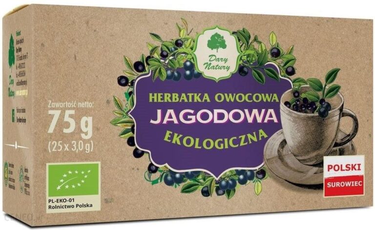 Herbatka Jagodowa Bio 25 x 3 G 75 G Dary Natury