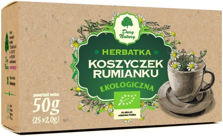 Herbatka Z Koszyczków Rumianku Bio 25 x 2 G 50g Dary Natury