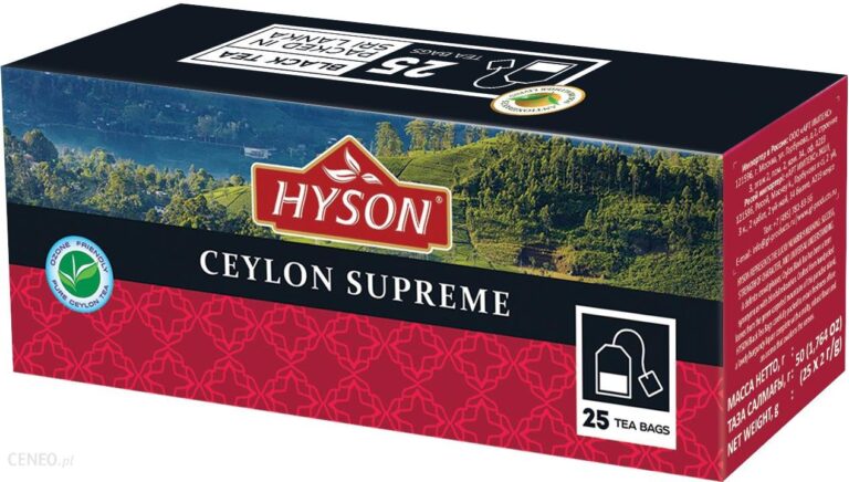 Hyson Herbata Czarna Celyon Supreme 25 Torebek Green Tea Ceylon Supreme