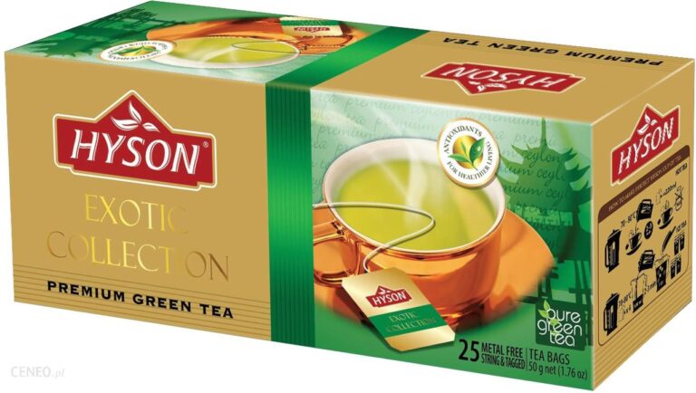 Hyson Herbata Zielona Naturalna 25 Torebek