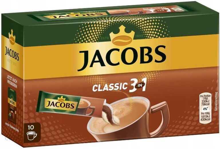 Jacobs Sticks 3W1 Classic 10 Sztuk 180g