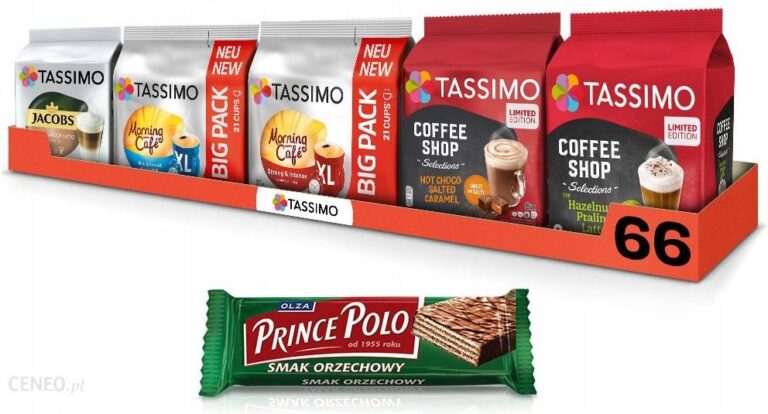 Kapsułki Jacobs Tassimo Megapack Nowe Smaki 66Szt