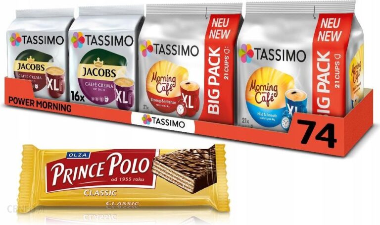 Kapsułki Jacobs Tassimo Power Morning 74 Sztuk