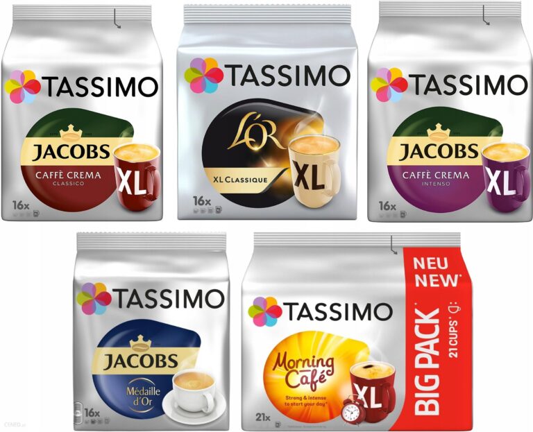 Kapsułki Tassimo Jacobs Mega Zestaw Crema xl 85Szt