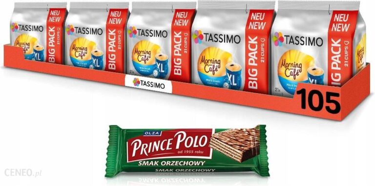 Kapsułki Tassimo Jacobs Morning Big Pack xl 105Szt