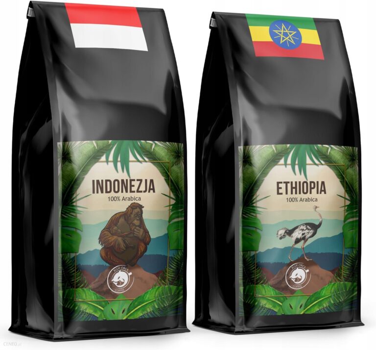 Kawa IndonezjaEthiopia Świeżo Palona
