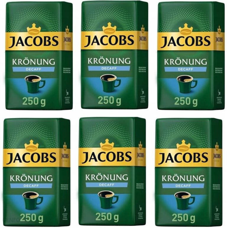 Kawa Mielona Jacobs Kronung Decaff 6x250g