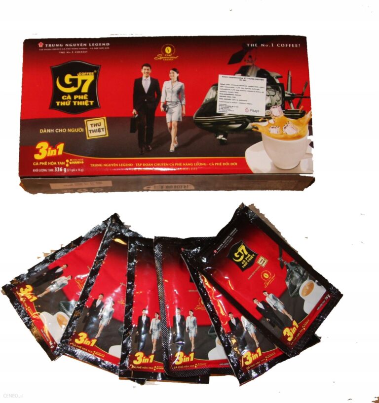 Kawa Rozpuszczalna 3W1 Wietnamska G7 Saszetki