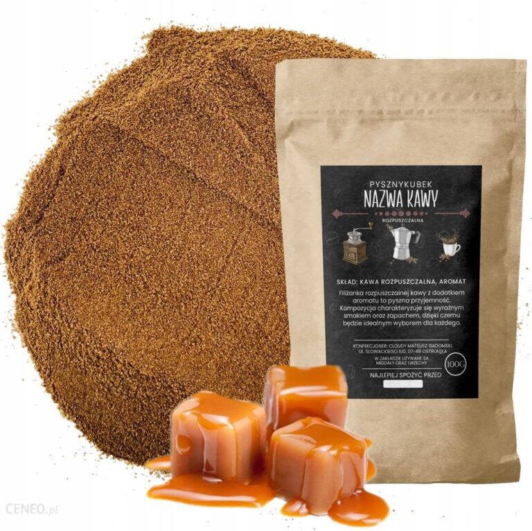 Kawa Rozpuszczalna Smakowa Karmelowa 100g Jakość