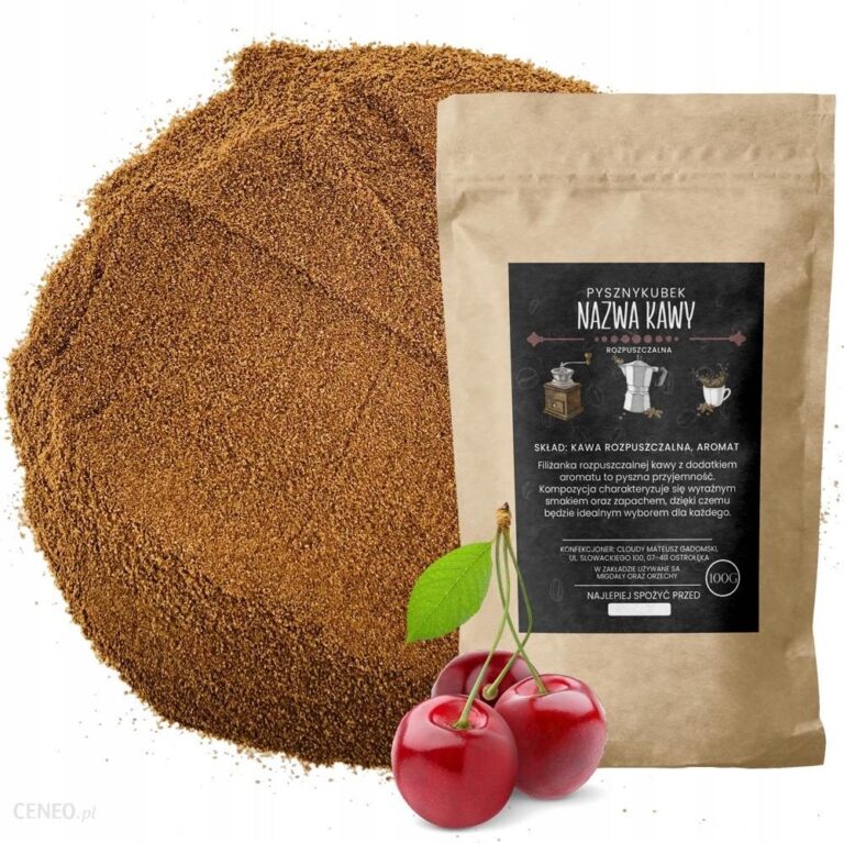 Kawa Rozpuszczalna Smakowa Wiśniowa 100g Jakość