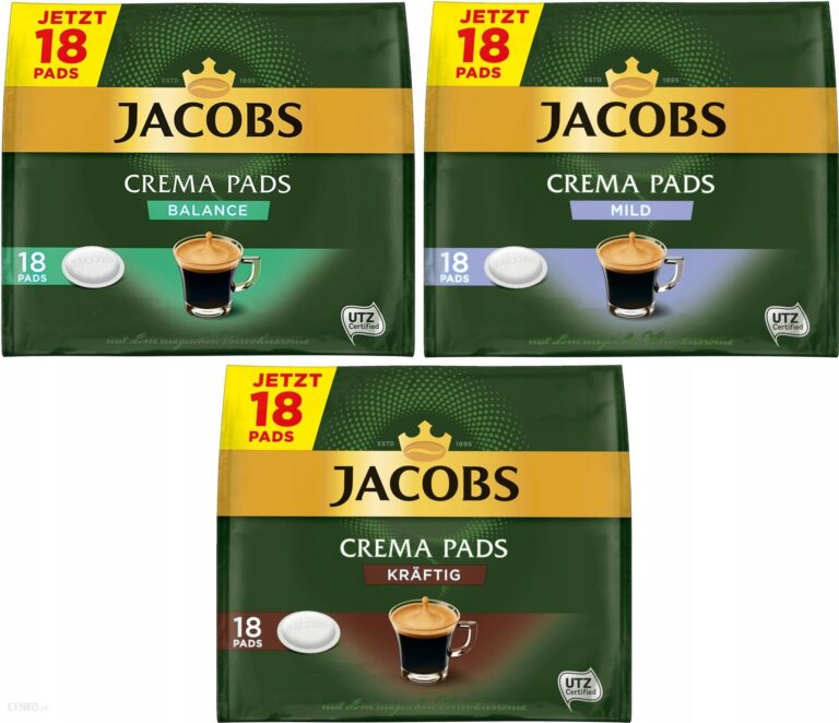 Kawa Senseo Jacobs Zestaw Caffe Crema 54 Saszetki