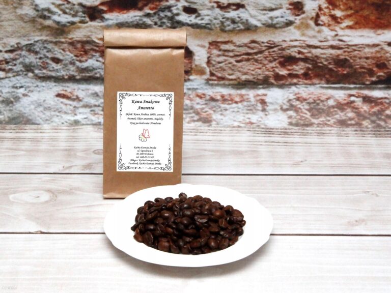 Kawa Smakowa Amaretto Ziarno Mielona Arabica 250g