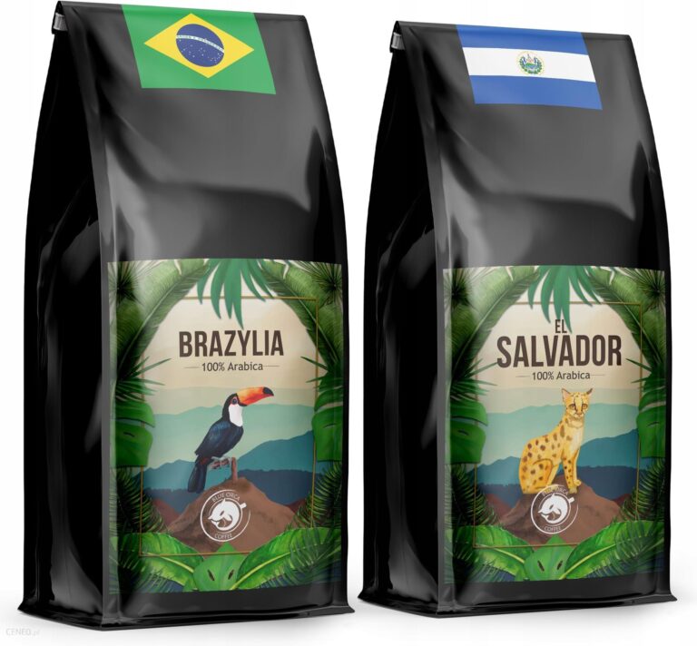 Kawa Ziarnista 2x500g Świeżo Palona Arabika 100%