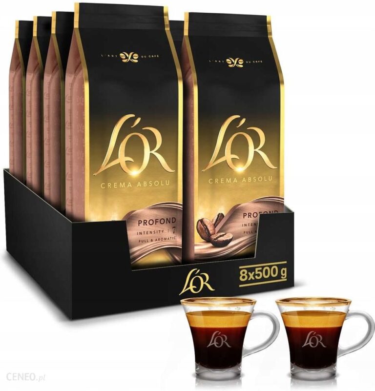 Kawa Ziarnista LOr Crema Absolu 8x500g Gratis