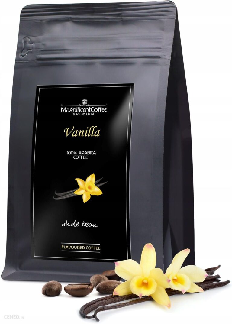 Kawa Ziarnista Smakowa 500g Wanilia 100% Arabika