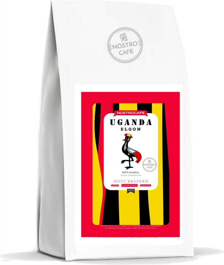 Kawa Ziarnista Uganda Elgon Świeżo Palona