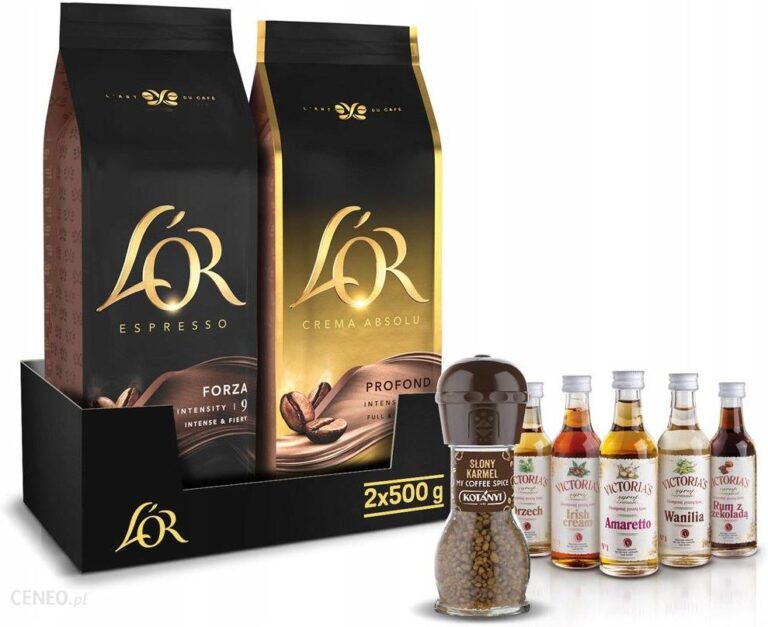 L’Or Kawa Ziarnista Crema Forza Barista Set 2x500g