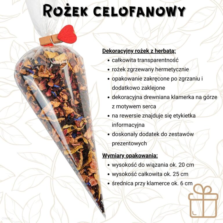 Magiczny czas (Pakowanie ozdobne, Rożek celofanowy 50g)