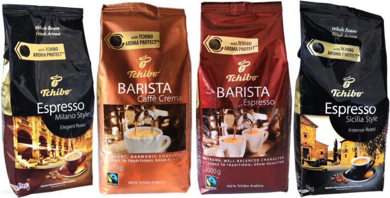 Mega Zestaw Kawa Tchibo Barista Style 4 x 1kg